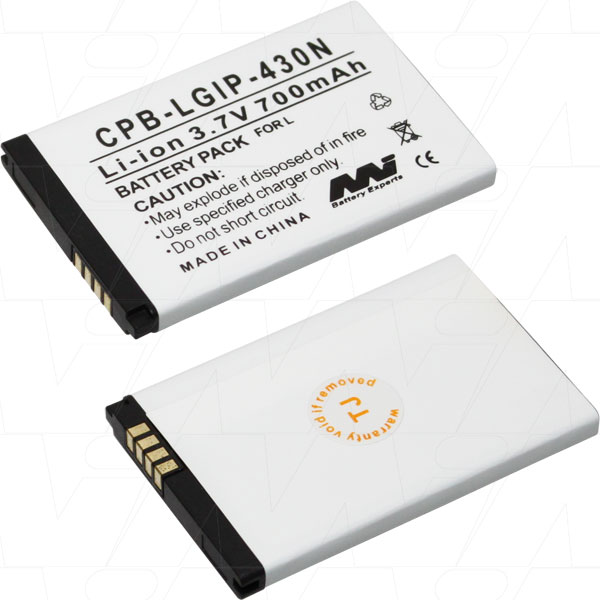 MI Battery Experts CPB-LGIP-430N-BP1